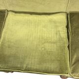 Vintage green baroque sofa / three-seater / sofa