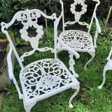 Anciennes chaises jardin