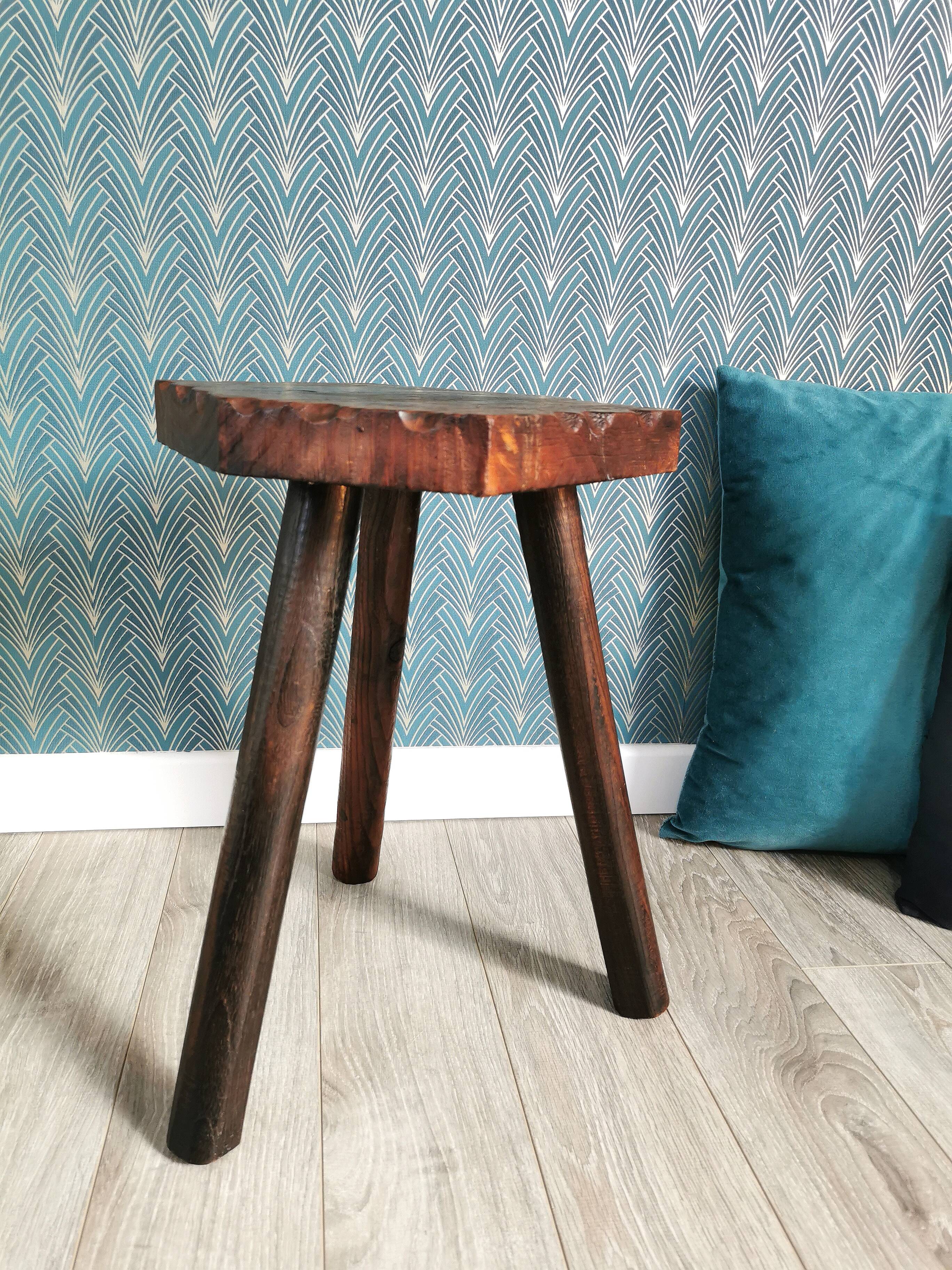 Vintage tripod stool