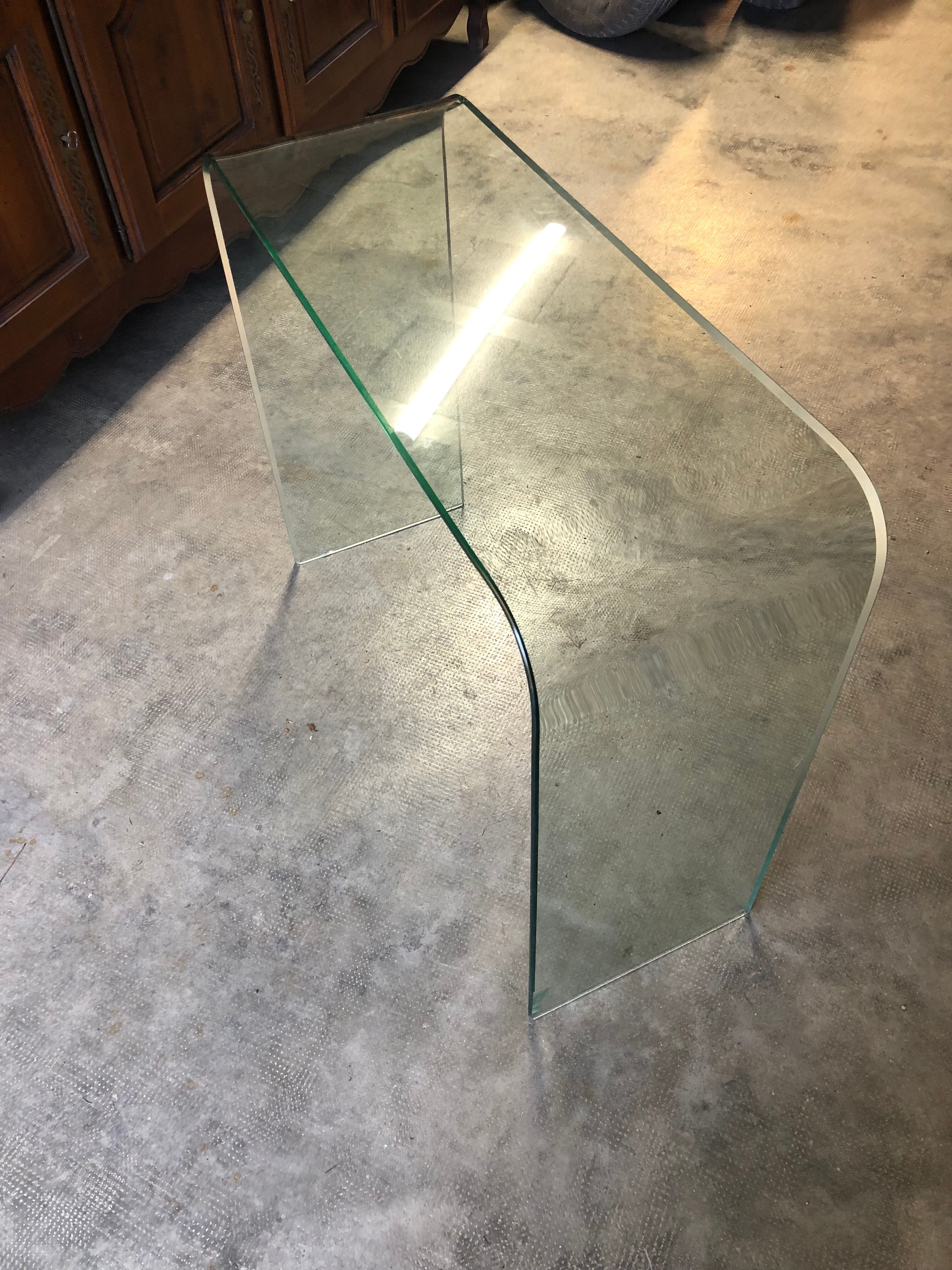 Glass console