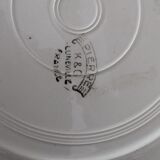 Assiettes K&G Lunéville Pierre années 30