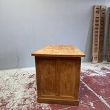 1950s oak veneer desk