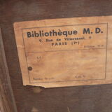 Library md in oak modular shelf