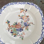 Collectible flat plate, Gien, hand painted, signed MB, made in France, vintage