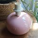 Pied de lampe rose