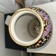 Antique Limoges porcelain vase – polychrome decoration and gilding – early