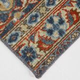 2x7 Navy Blue & Red Persian Runner Rug, 60x208Cm