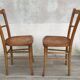 Paire de chaises de bistrot 1930