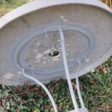 Old iron garden table