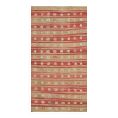 Turkish Handmade Vintage Anatolian Kilim 174 cm x 326 cm