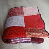 Patchwork wool blanket