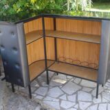 Bar avec 4 tabourets 1950