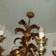 Large Holywood Regency chandelier with 6 light arms from the 60s/70s