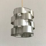 French aluminium sculptural pendant from the mid-century by Max Sauze, 1960s.