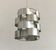 French aluminium sculptural pendant from the mid-century by Max Sauze, 1960s.