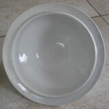 White earthenware soup Creil and Montereau