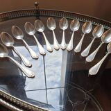 Service of 12 small silver spoons