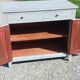 Parisian sideboard in oak and walnut 2 doors 2 drawers from the 20s