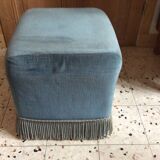Velvet pouf