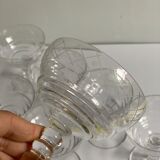 Crystal champagne glasses