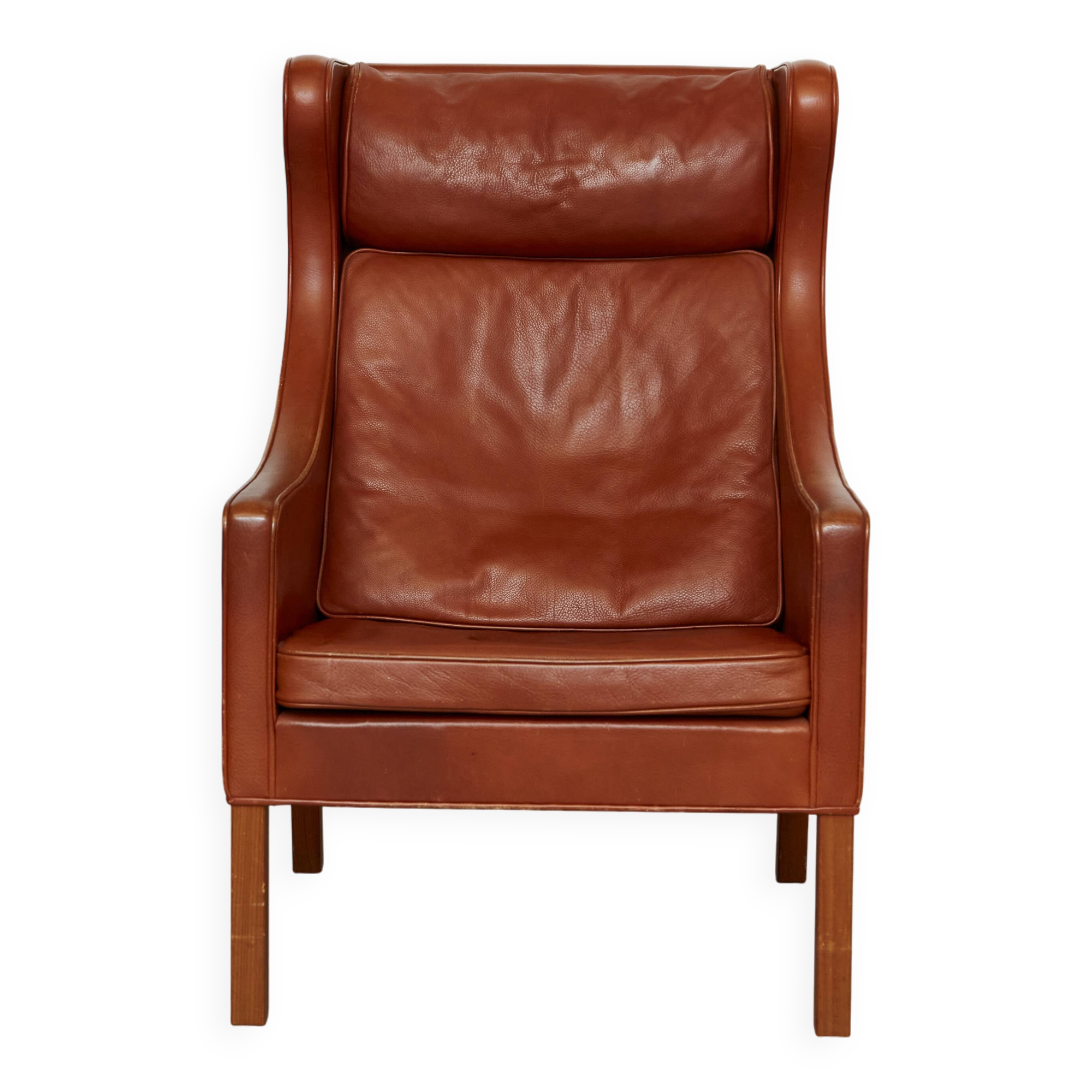 Børge Mogensen Wingback Chair No.2204 pour Fredericia