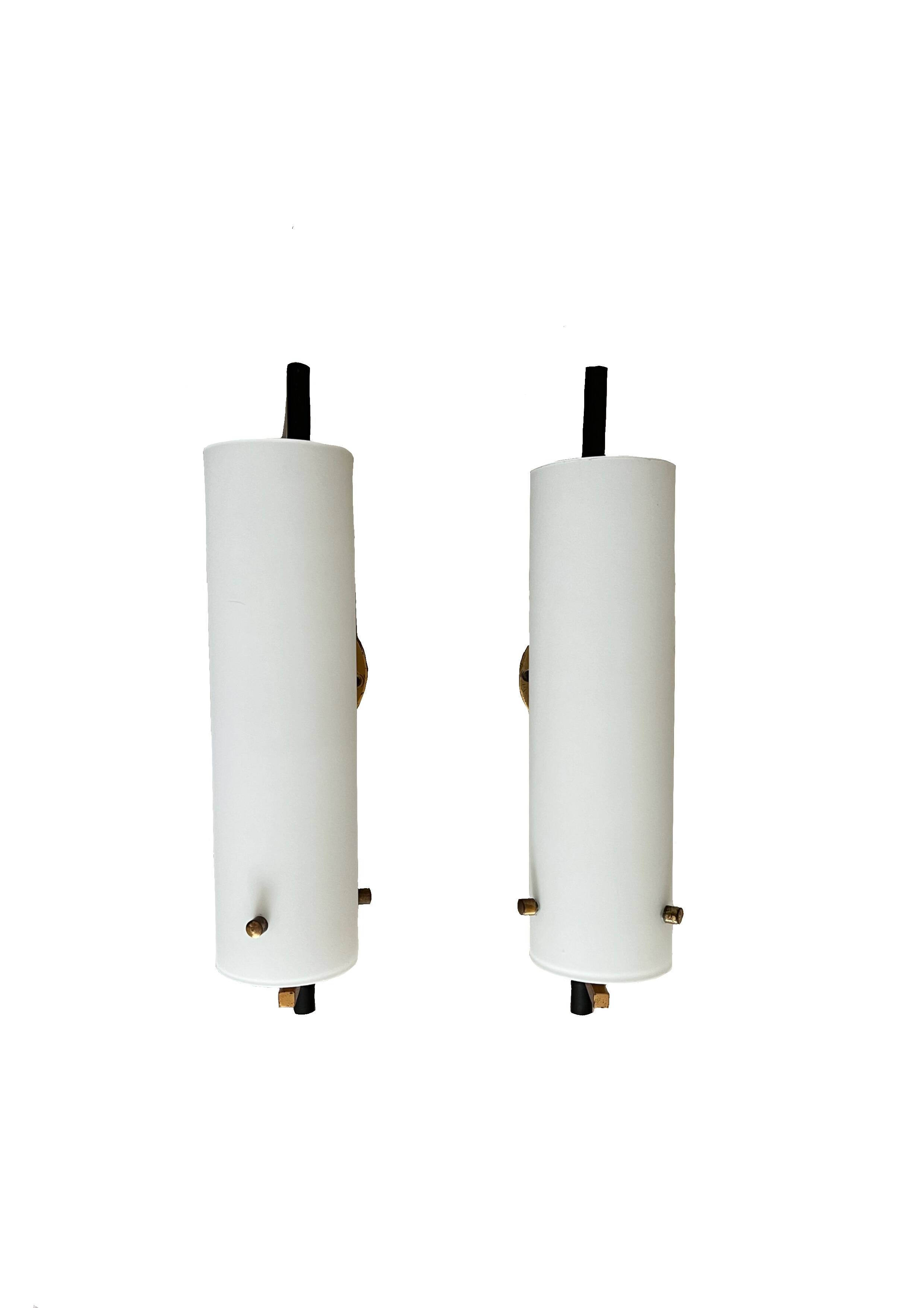 Pair of Mid-Century Modern Wall Sconces