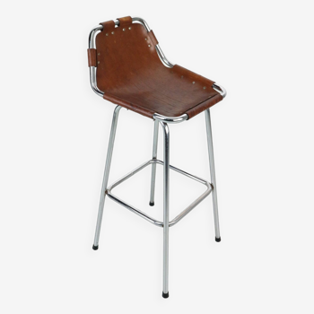 Dalvera "Les Arc" Original Leather Barstool, 1960