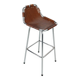 Dalvera "Les Arc" Original Leather Barstool, 1960
