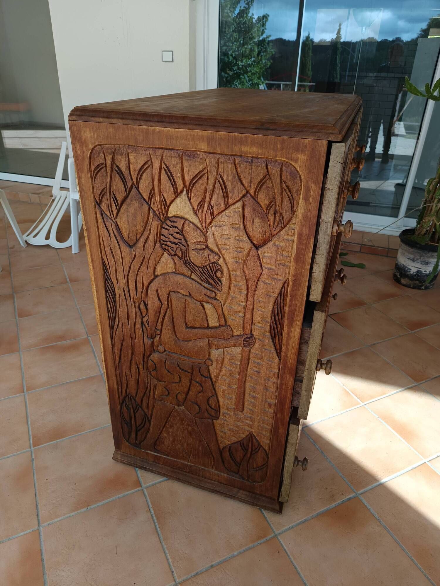 African drawer furniture