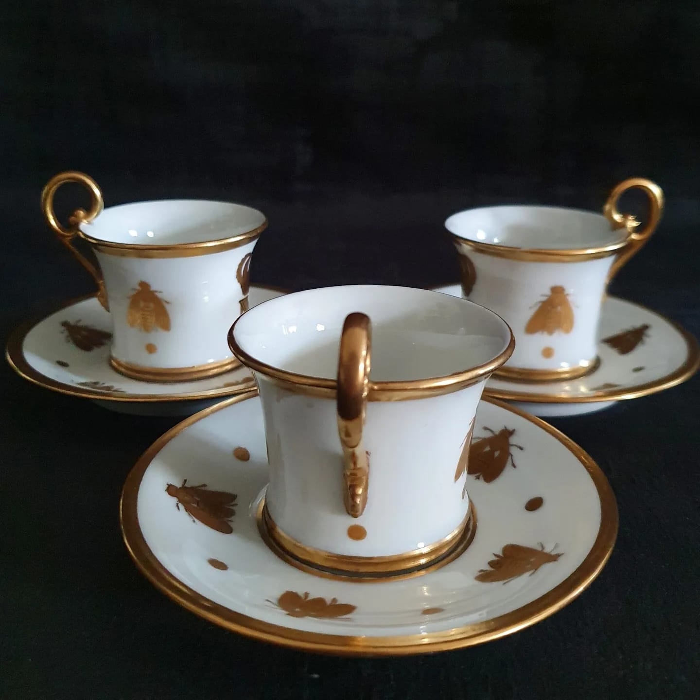 Genuine Napoleon porcelain coffee service - Manufacture Impériale de Sèvres