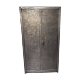 Armoire de rangement industrielle acier brossé
