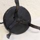 Vintage brutalist wrought iron candlestick
