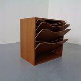 Teak A4 Register Filing Shelves, 1960s