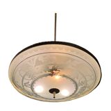 Mid-Century Italian Chandelier in style di Pietro Chiesa, 50s