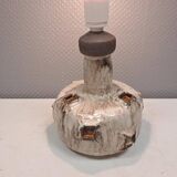Danish ceramic table lamp from Samsø ceramics 1970-80s