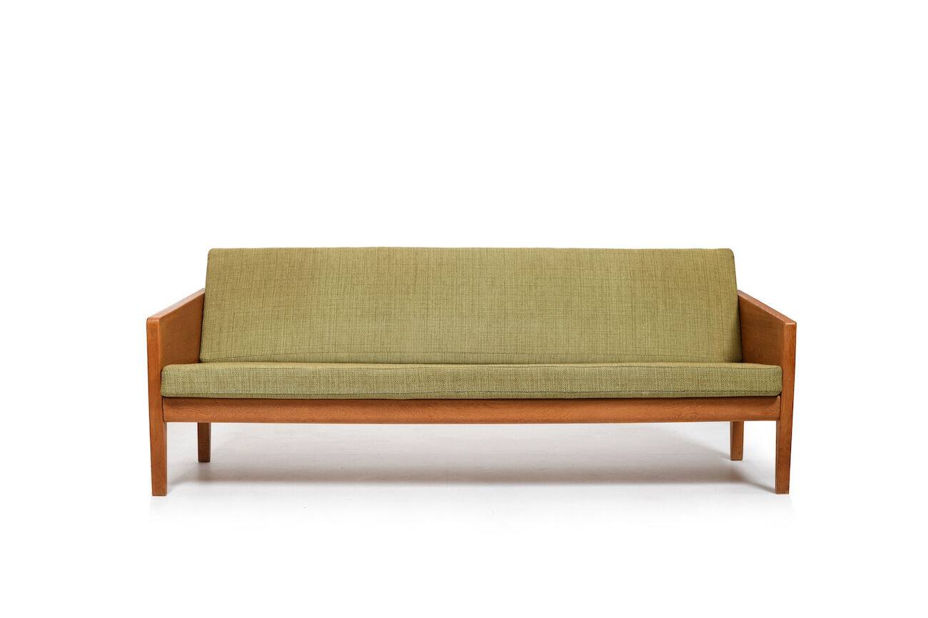 Rare Illum Wikkelsø Sofa in Oak early 1950s.
