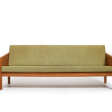 Rare Illum Wikkelsø Sofa in Oak early 1950s.