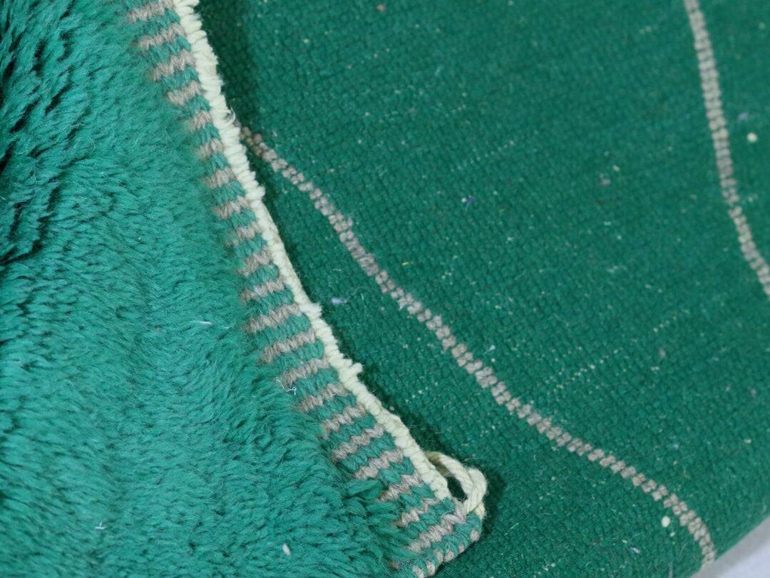 Tapis marocain vert - Tapis sur mesure 2.5/1.5cm