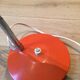 Lamp flexible orange vintage of the 1970s