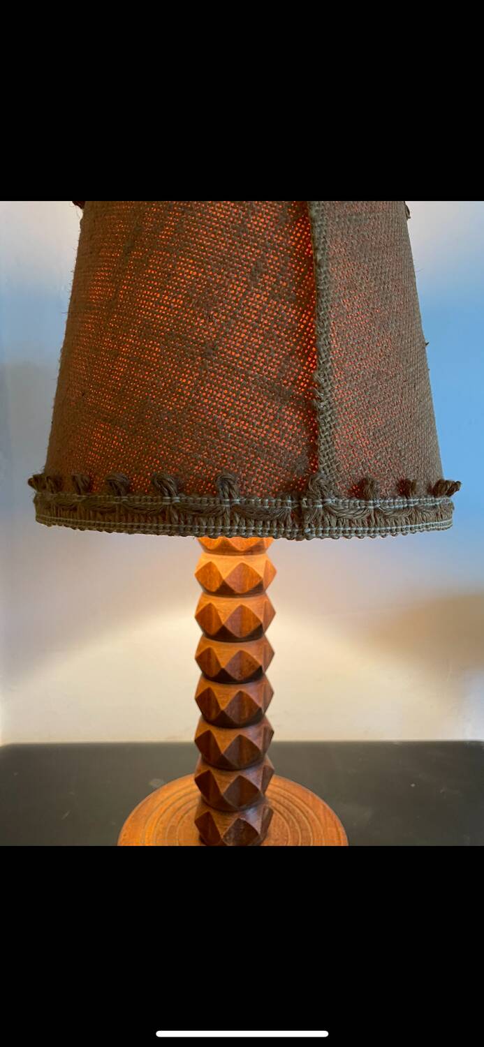 Charles Dudouyt style table lamp