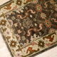 Handmade Indo-Mahal vintage rug 64cm x 97cm 1980s, 1B865
