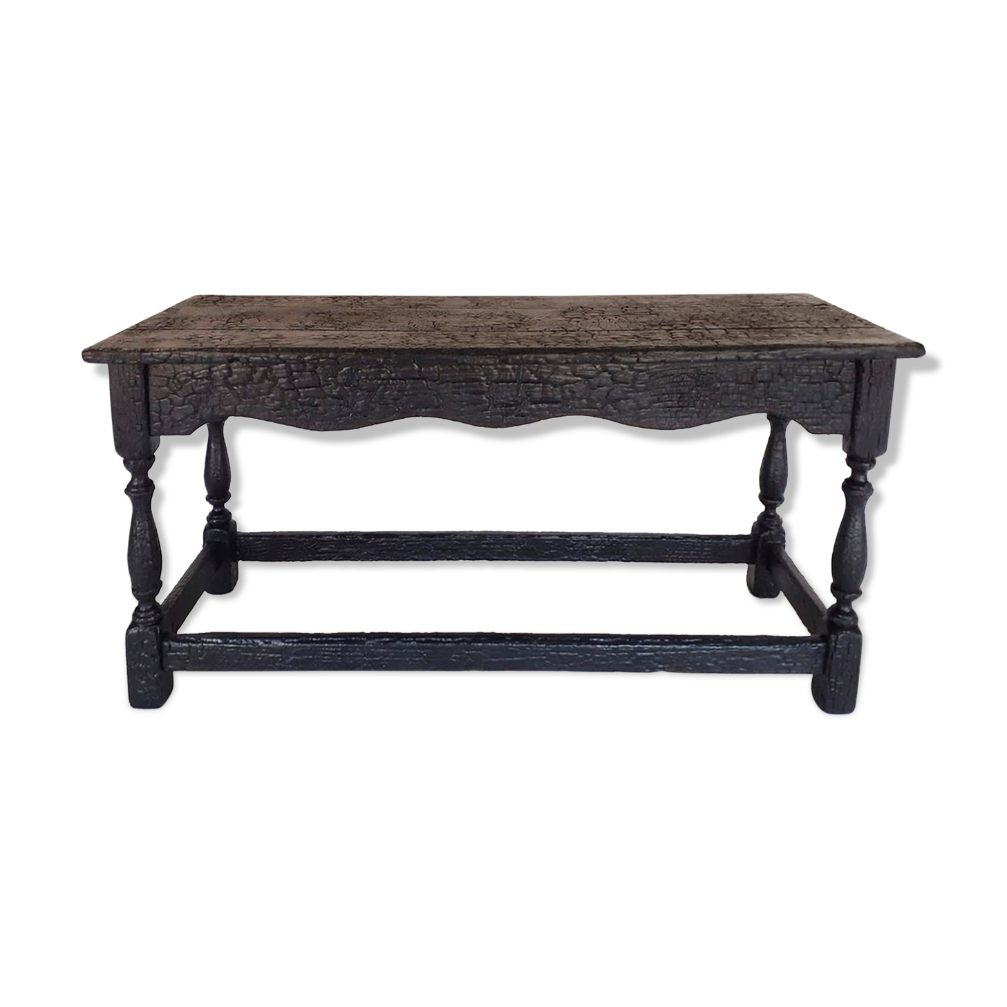 Table basse bois brulé Maud Supplies