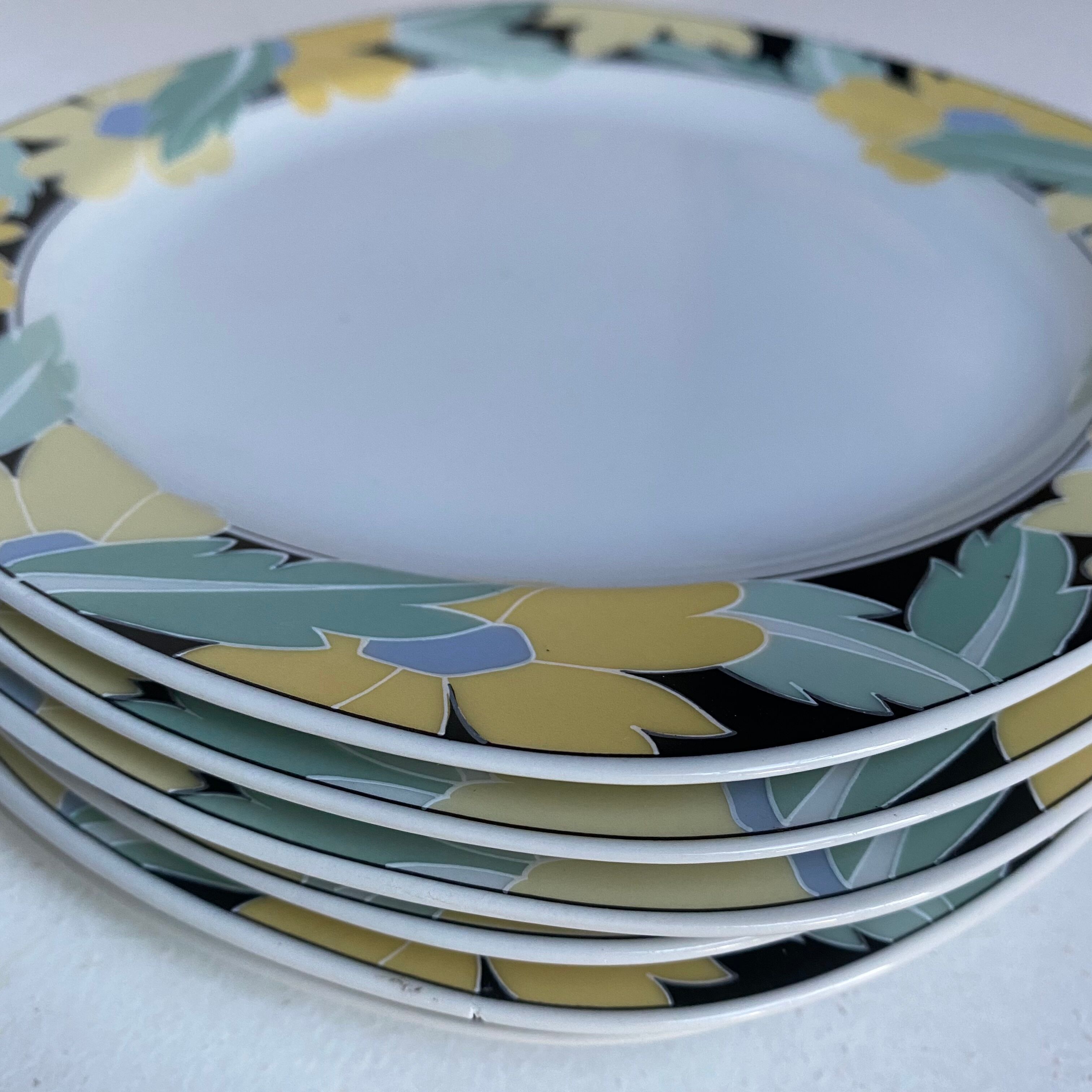 80s dessert plates