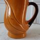 Ceramic pitcher signed Poët Laval Turban 70s