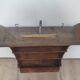 Etagère murale du XIXe siècle en bois sculpté
