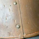 Brutalist suspension, hammered copper, E.S Horn Aalestrup Denmark, 1950-60