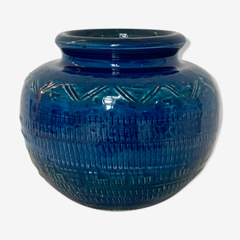 Vase de aldo londi pour bitossi, italie années 60.