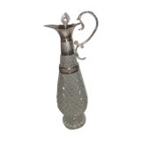 Silver glass and metal ewer