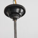 Old chandelier brass and glass tulip 1950 1960 vintage decoration lighting suspension