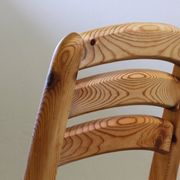 Vintage Danish pine dining chairs att. to Dyrlund, 1970s-1980s, set of 6